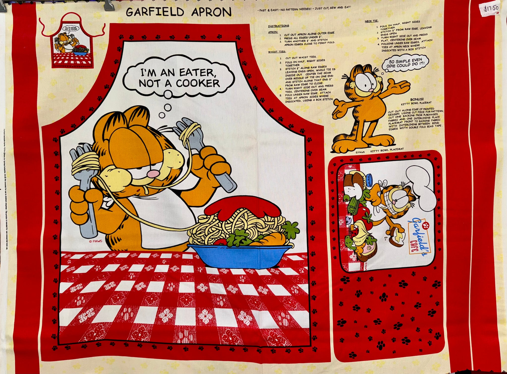 Garfield Apron