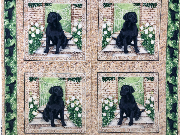 Black Labrador  Panel
