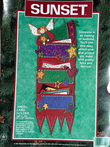 Angel Felt Christmas Card Holder Kit