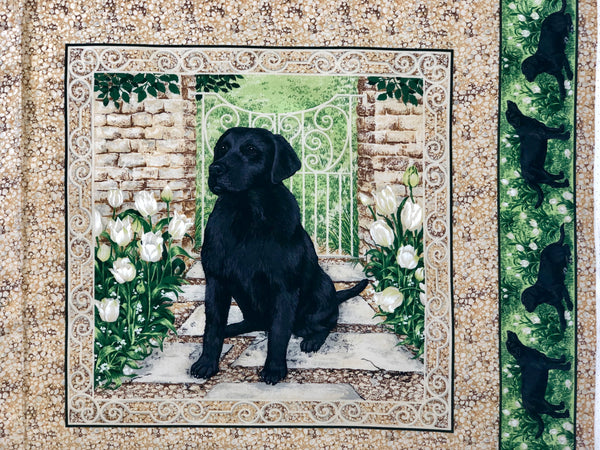 Black Labrador  Panel